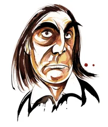 Alfred Schnittke-色の似顔絵